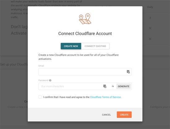فعال کردن CloudFlare CDN
