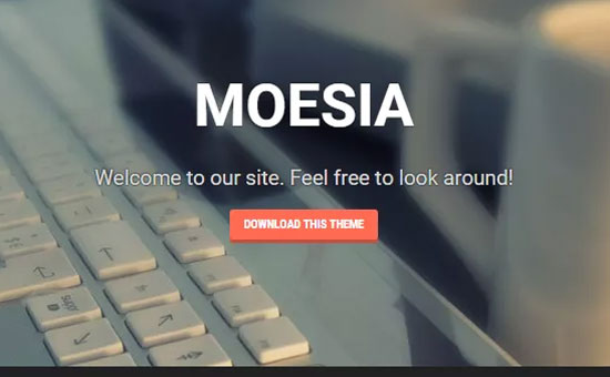 بهترین پوسته وردپرس رایگان Moesia