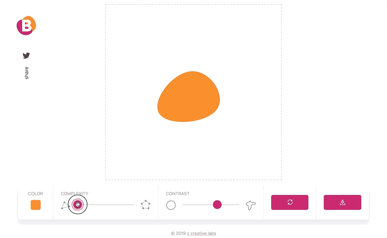 تنظیم تعداد ضلع حباب SVG حرفه ای (SVG blobs)