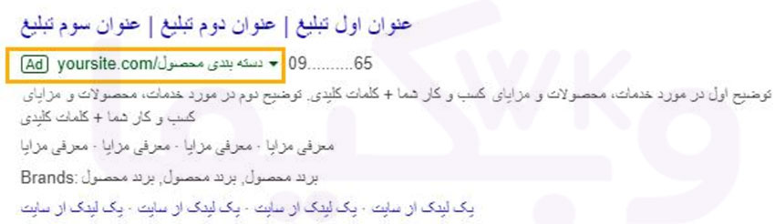 مسیر سایت (PATH) در تبلیغ گوگل ادوردز
