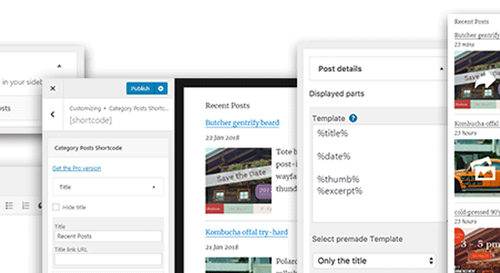 افزونه Category Posts Widget