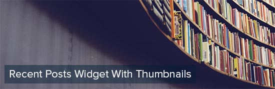 افزونه Recent Posts Widget With Thumbnails