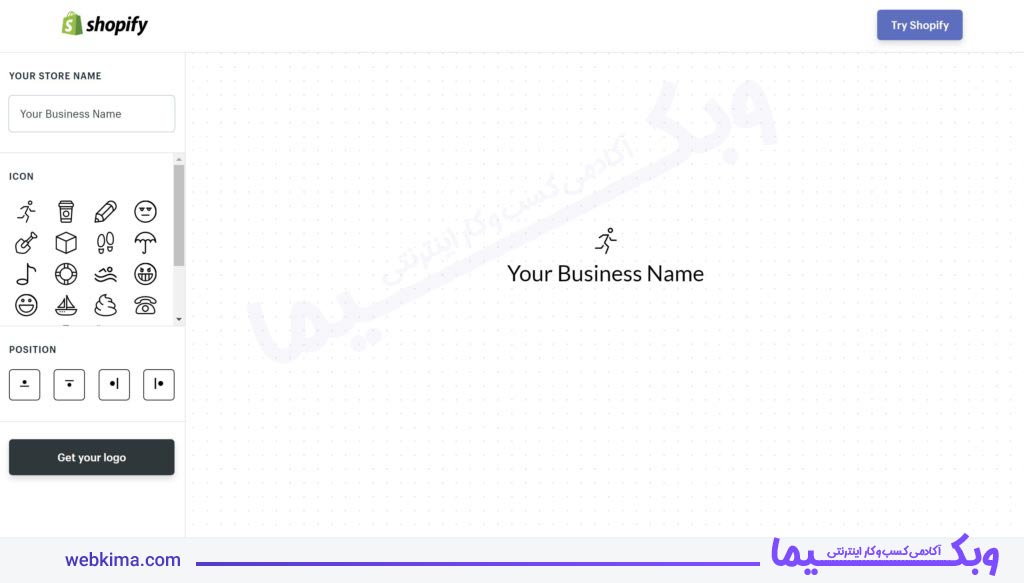 لوگو ساز آنلاین shopify