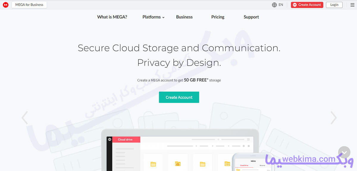 بهترین سایت آپلود فایل حجیم رایگان - آپلود سنتر MEGA