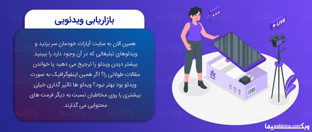 بازاریابی اینترنتی چیست؟ - بازاریابی از طریق ویدیو یا Video Marketing