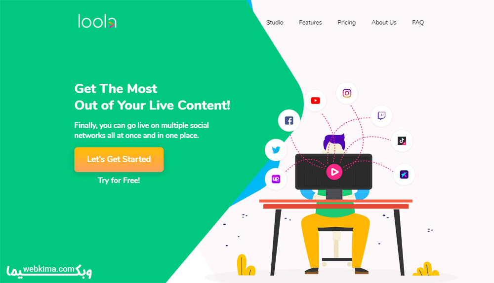 مشاهده لایو اینستاگرام با loola.tv