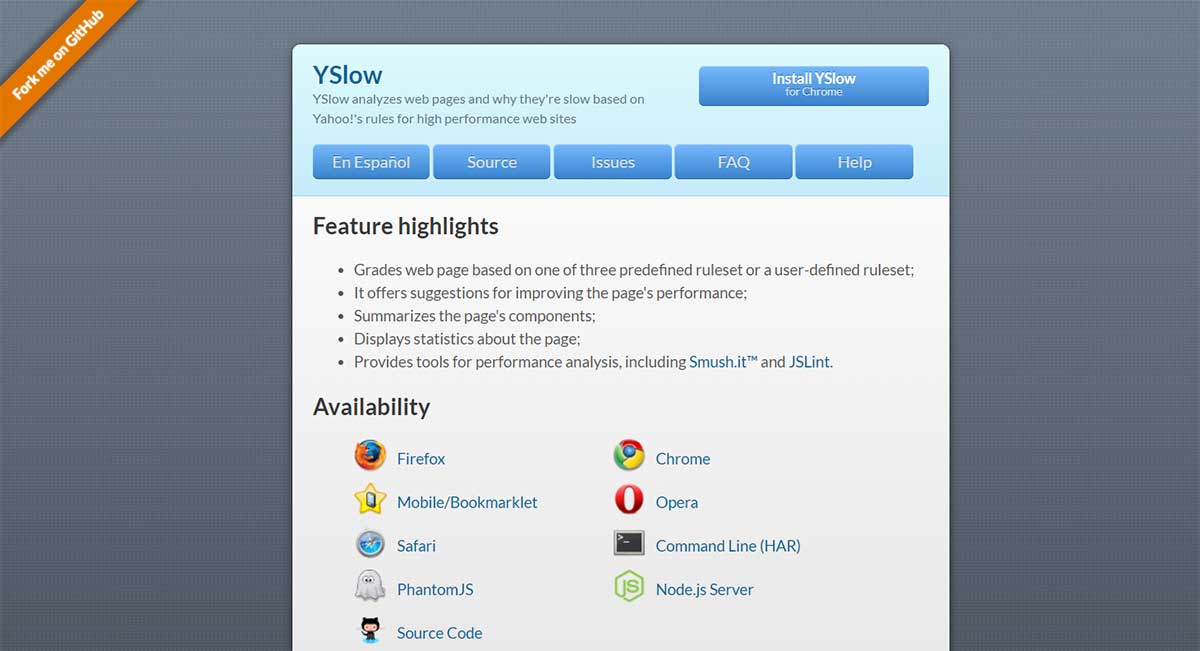 بهترین ابزارهای تست سرعت سایت - Yslow