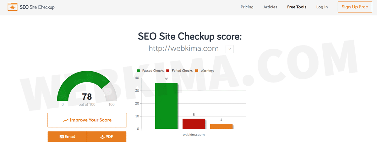ابزار SEO SiteCheckup