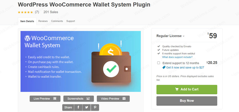 افزونه WooCommerce Wallet System