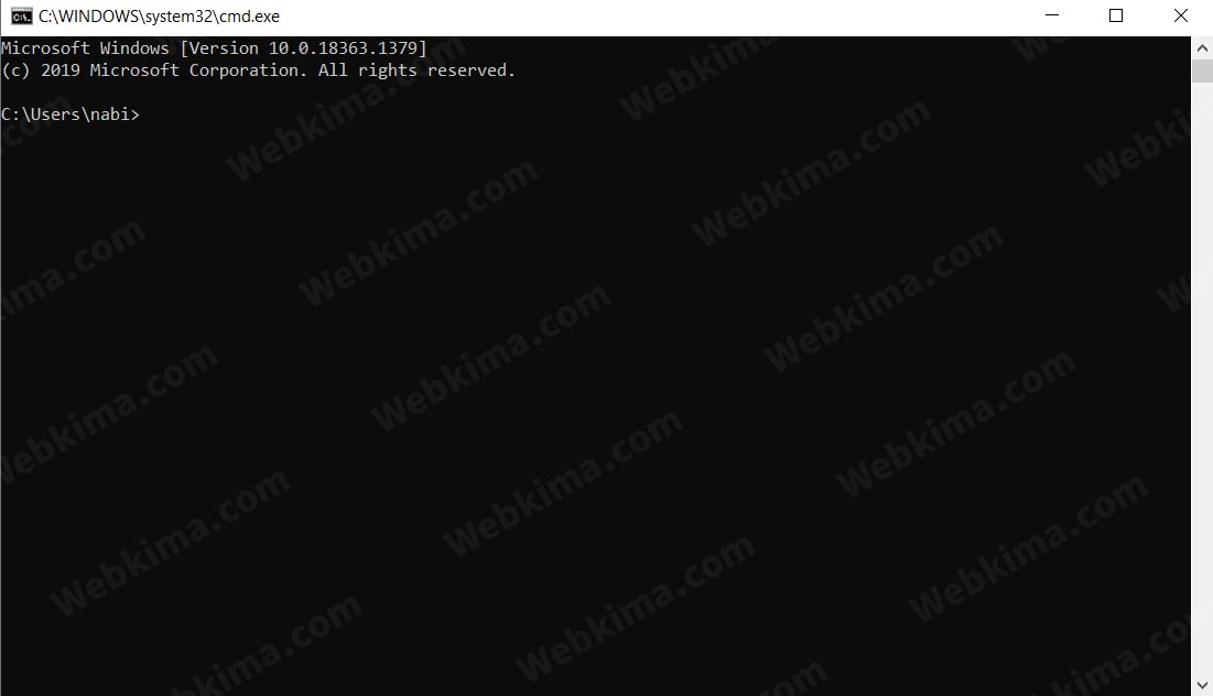  پنجره Command ویندوز برای حل مشکل This site Cant be reached