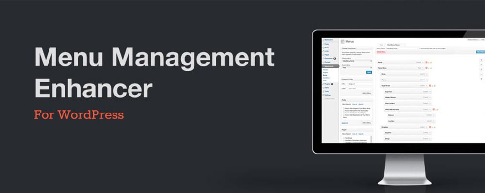 افزونه Menu Management Enhancer