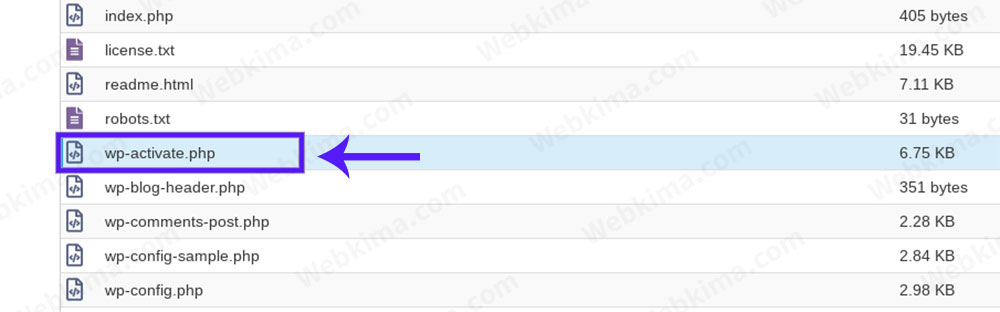 فایل wp-activate.php در سایت وردپرس