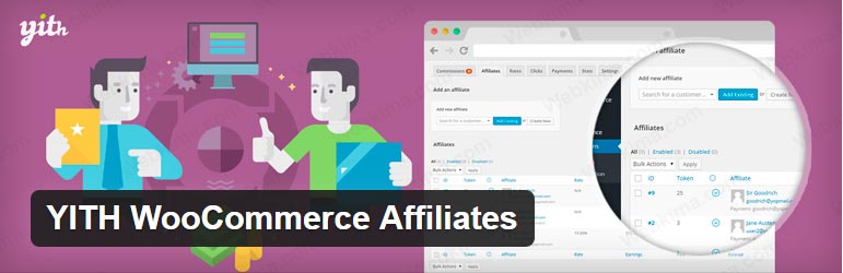 بهترین افزونه همکاری در فروش وردپرس  - Yith WooCommerce Affiliates
