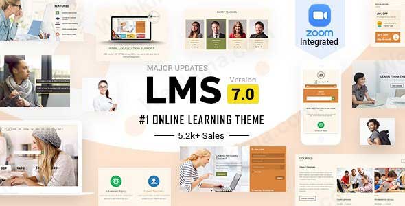 بهترین قالب آموزشگاه انلاین وردپرس - قالب LMS