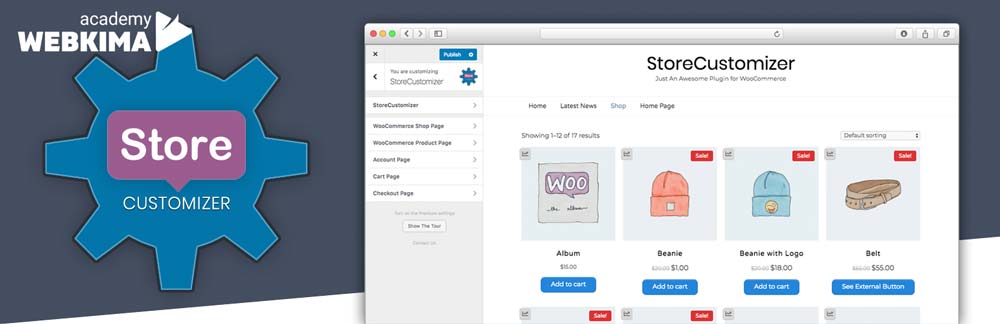 افزونه شخصی سازی صفحه محصول WooCommerce Store Customizer