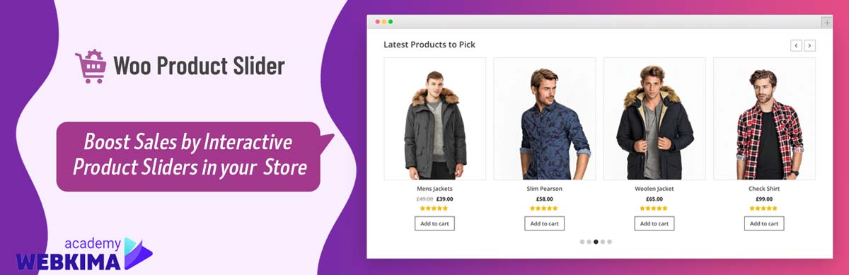 افزونه اسلایدر محصولات ووکامرس Product Slider for WooCommerce