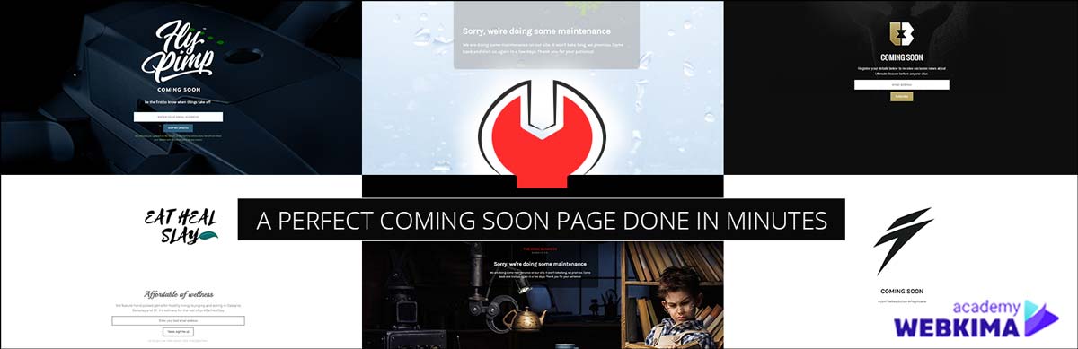 افزونه در دست تعمیر وردپرس - Minimal Coming Soon & Maintenance Mode 