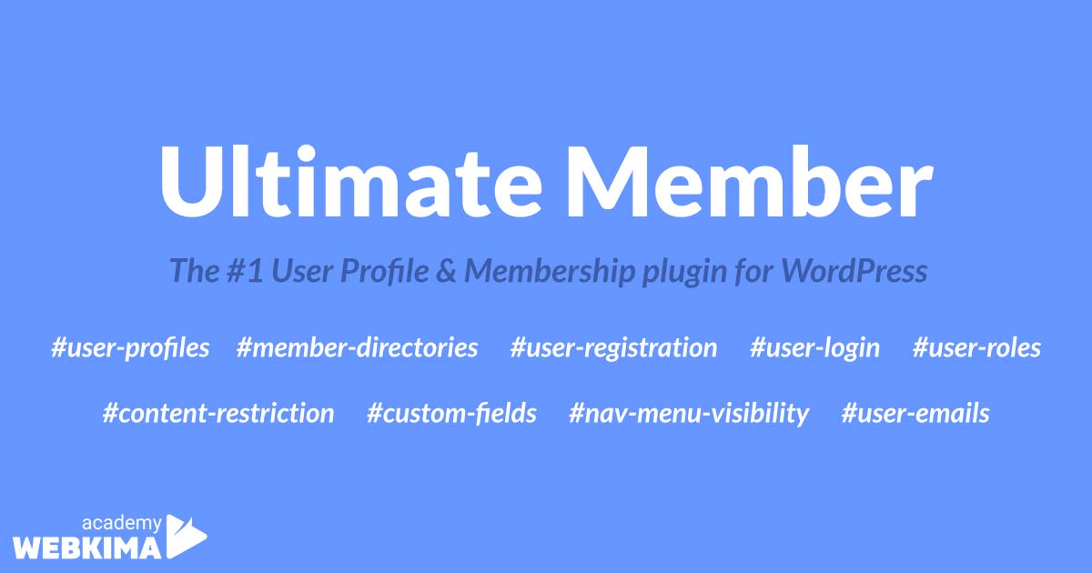 ساخت انجمن رایگان در وردپرس با افزونه Ultimate member