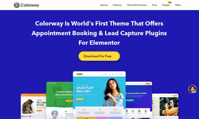 Colorway تم سازگار با المنتور