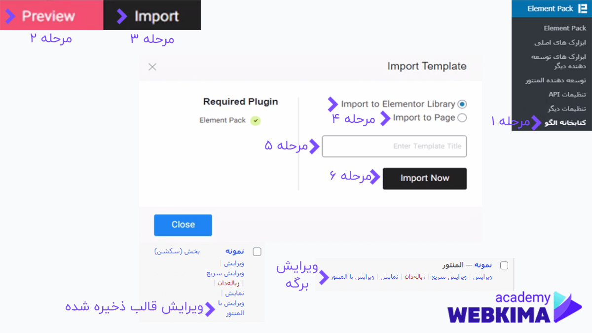 نحوه استفاده از دموهای المنت پک 