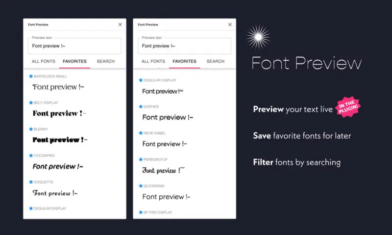 پلاگین فیگما Font Preview
