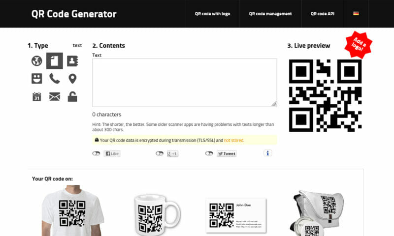 سایت qr code ساز GO QR 