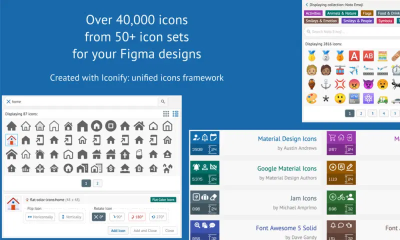 پلاگین کاربردی و عالی Iconify برای فیگما
