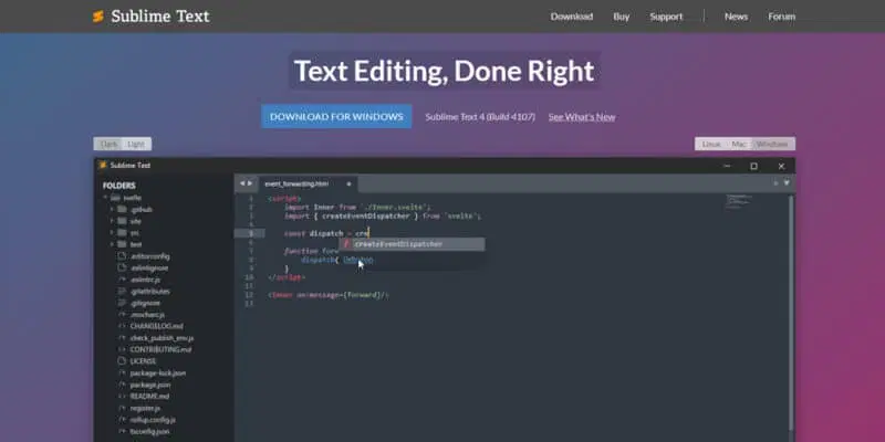 ضروری ترین ابزارهای فرانت اند - ویرایشگر Sublime Text