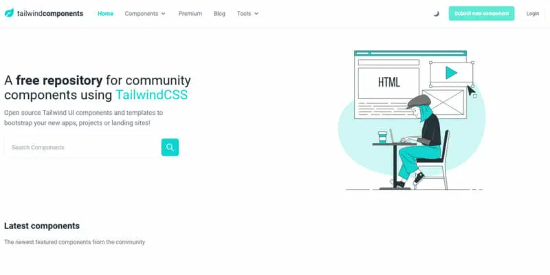    Tailwind Componentsبهترین منابع یادگیری Tailwind CSS 