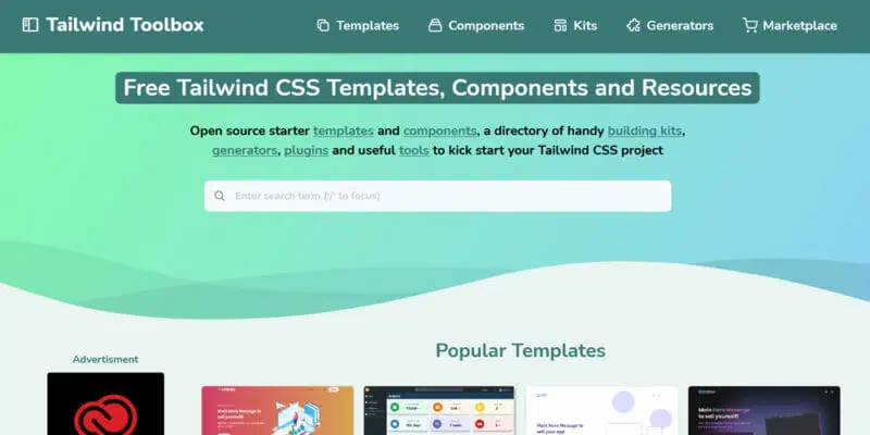 Tailwind Toolbox بهترین منابع یادگیری Tailwind CSS