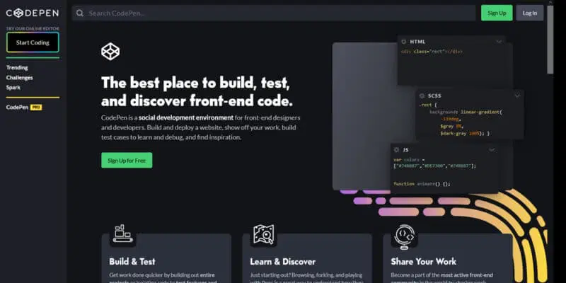 ضروری ترین ابزارهای فرانت اند - Codepen