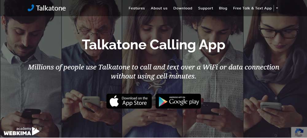 برنامه ساخت شماره مجازی Talkatone
