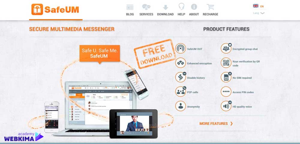 برنامه شماره مجازی SafeUM