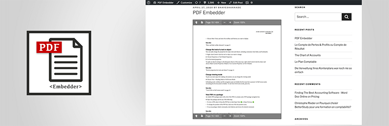 افزونه PDF Embedder