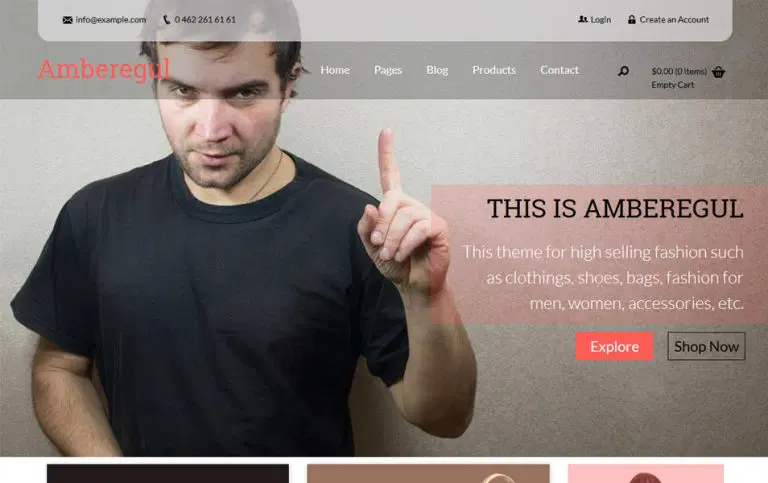 Amberegul - پوسته html
