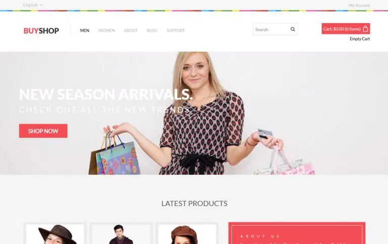 قالب HTML فروشگاهی Buy Shop