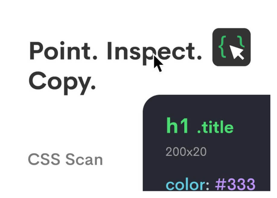 افزونه گوگل کروم CSS SCAN