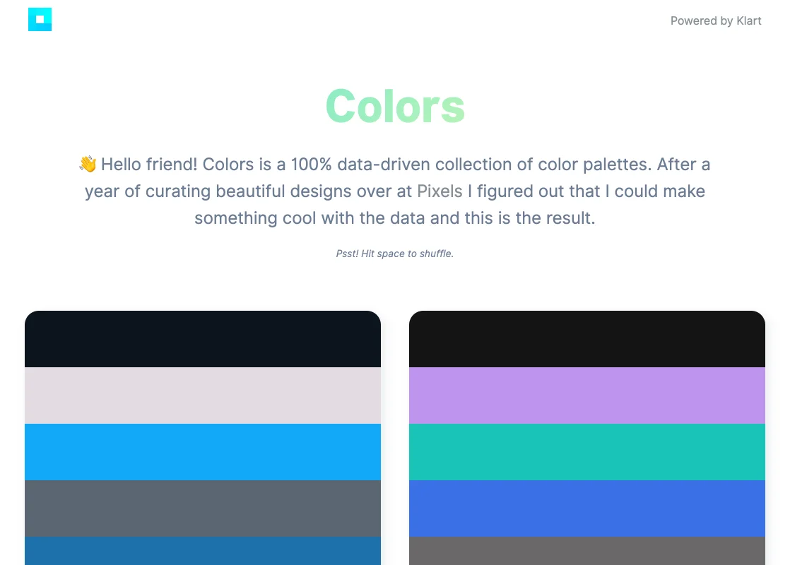 Colors یک ابزار رنگ ساز حرفهای
