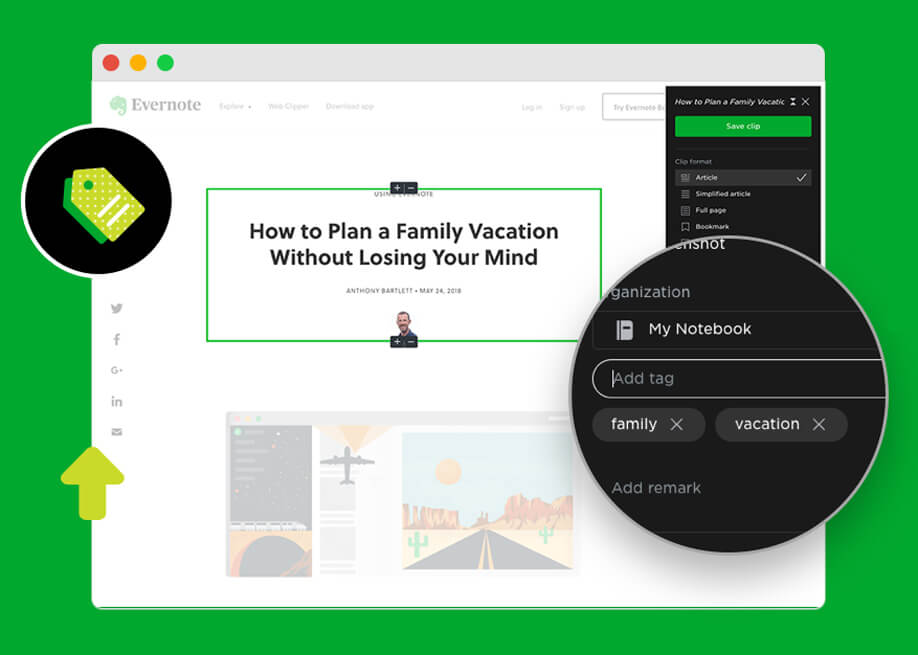 افزونه Evernote Web Clipper - بهترین افزونه های گوگل کروم