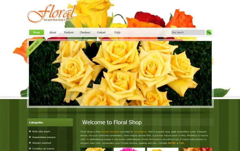 Floral Shop - پوسته فروش گل