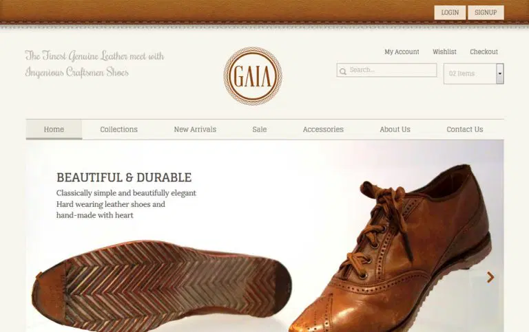 قالب HTML Gaia