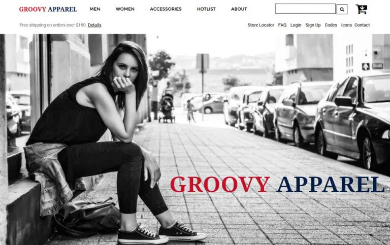 Groovy Apparel - قالب html پوشاک