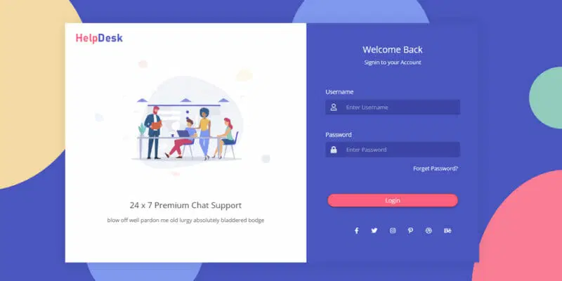 سورس فرم ورود جذاب
