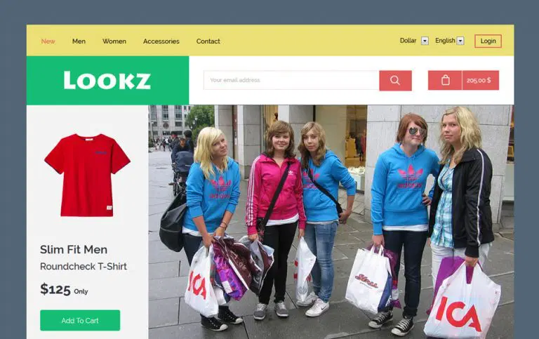قالب HTML Lookz