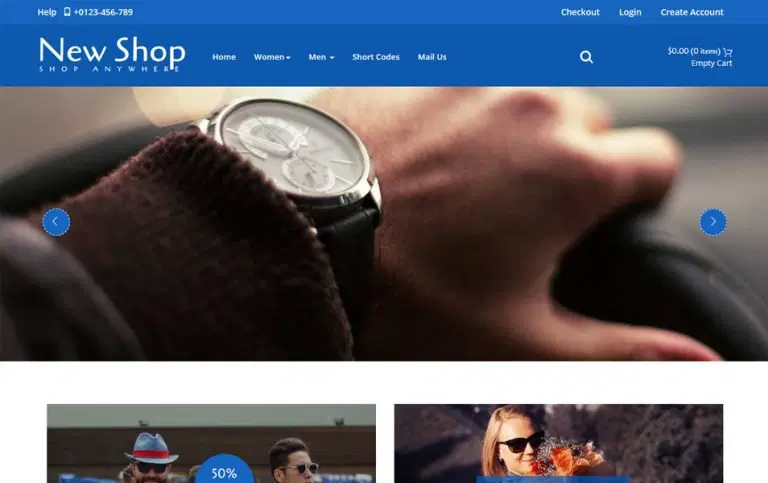 New Shop - قالب فروشگاهی html