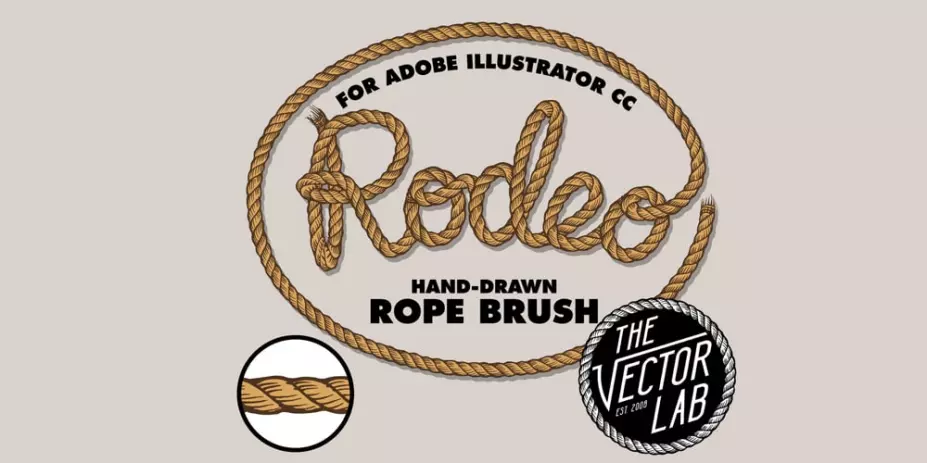 براش طناب دستی Rodeo