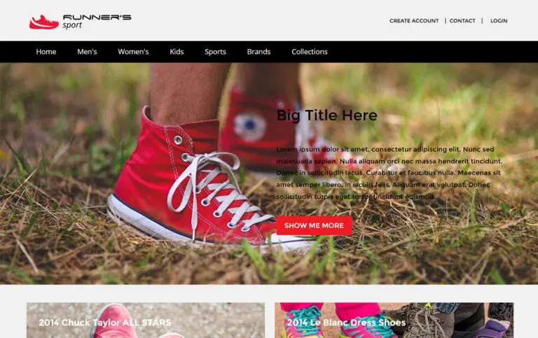 قالب HTML Runner Sport