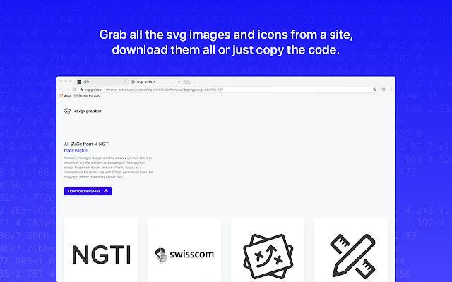 افزونه کروم SVG Grabber - بهترین افزونه های گوگل کروم