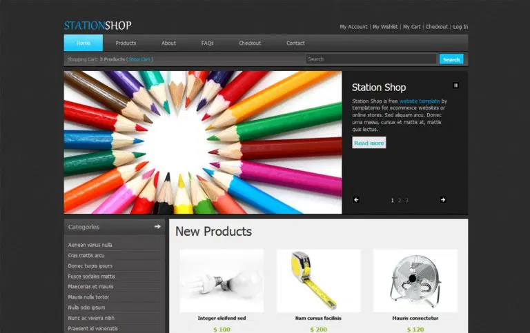 پوسته Station Shop