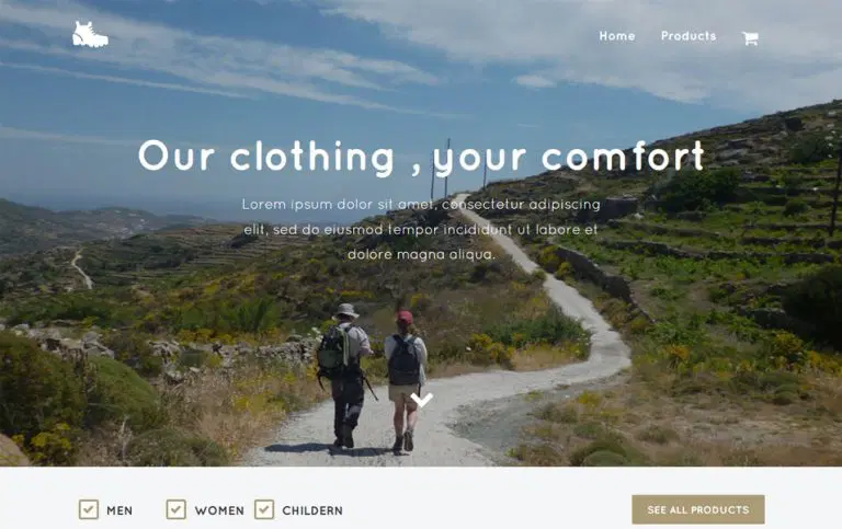 تمپلیت HTML Trekking